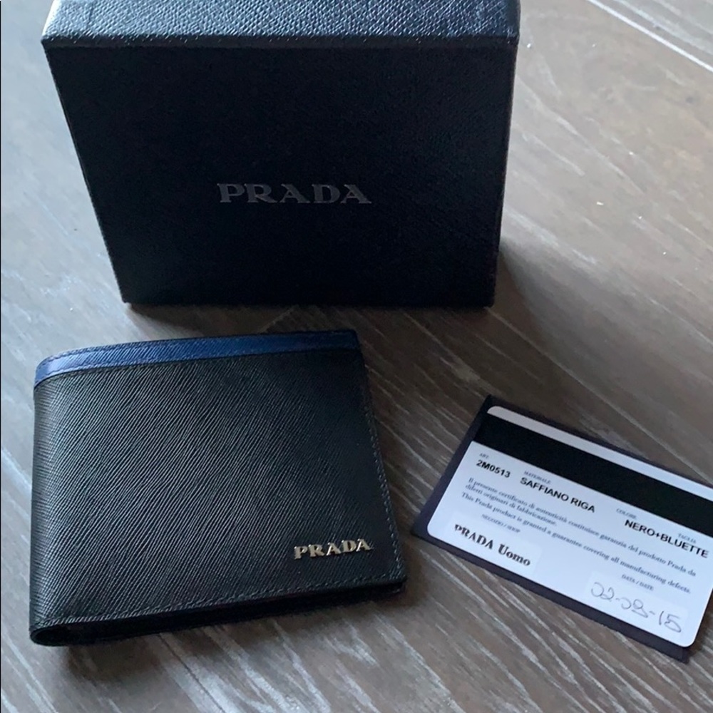 Prada Men’s Saffiano Riga Wallet